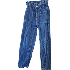 3/35$ ZARA Kids Paperbag Waist Jeans | Elastic Waist | Size 9